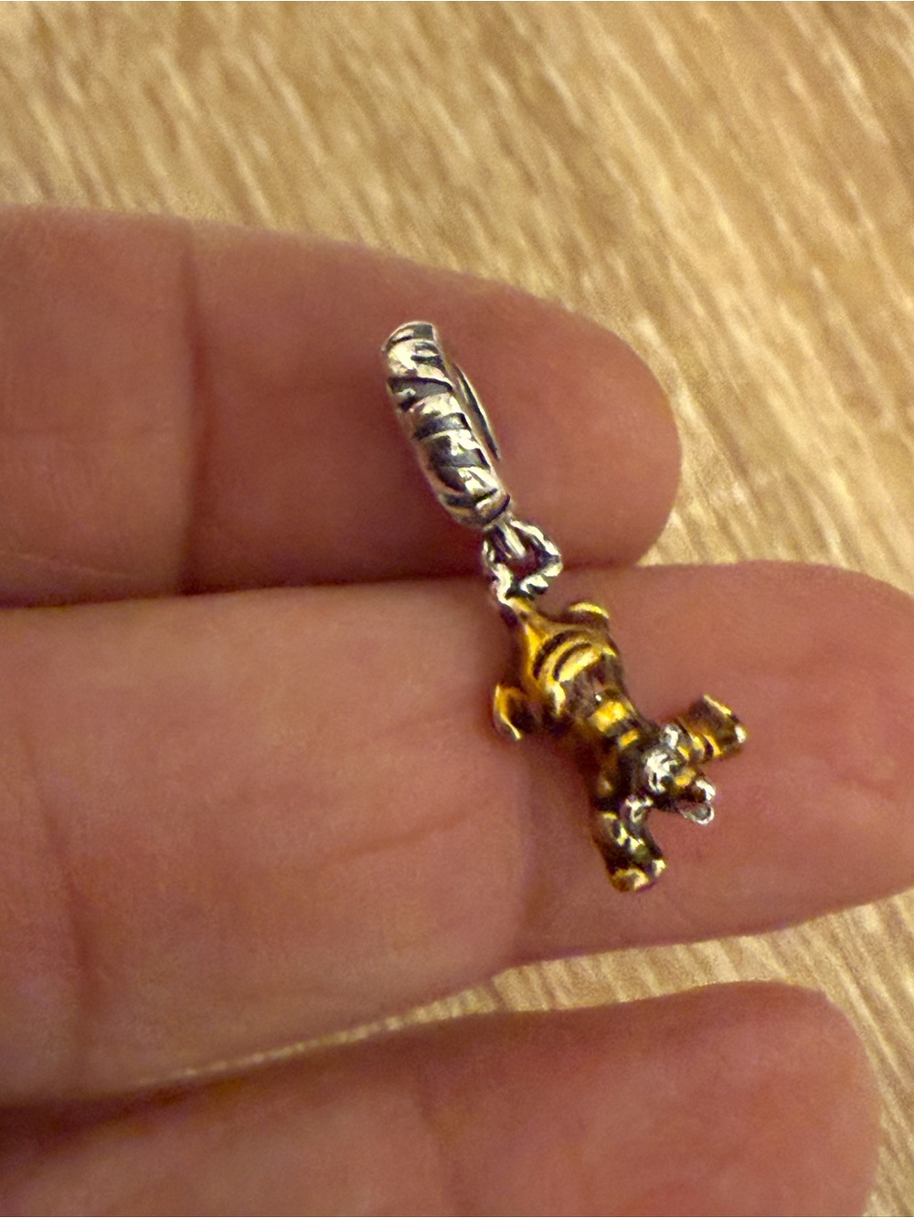 Gold-Tone Dog Charm Pendant - Pet Dog Accessory